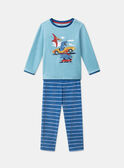 Pyjama Dino en velours LUIRIAGE / 24H5PG35PYJC242