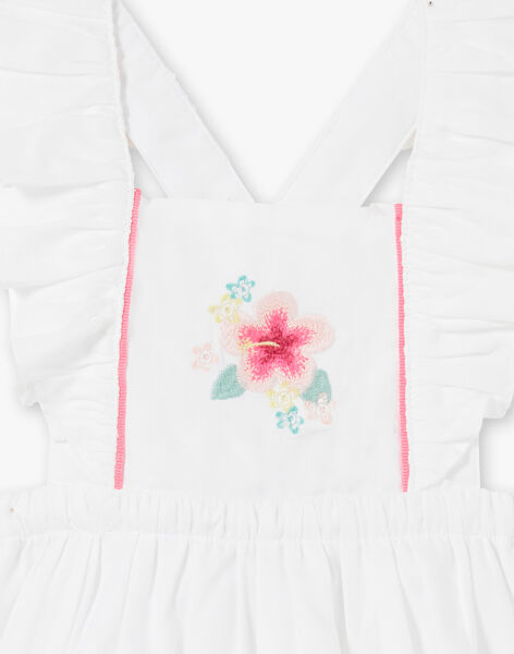 Robe Blanche Brodee Et Bloomer Bebe Fille Robe Bebe Sergentmajor