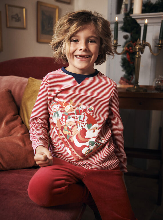 Pyjama velours garçon 5 ans