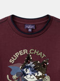 T-shirt Super Chat LUDUAGE / 24H3PGM1TML501