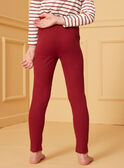 Lot de 2 leggings vert et rouge LIRIBETTE 2 / 24H2PF91LGG618