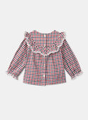 Blouse à carreaux LAGEORGIA / 24H1BFL1CHE001