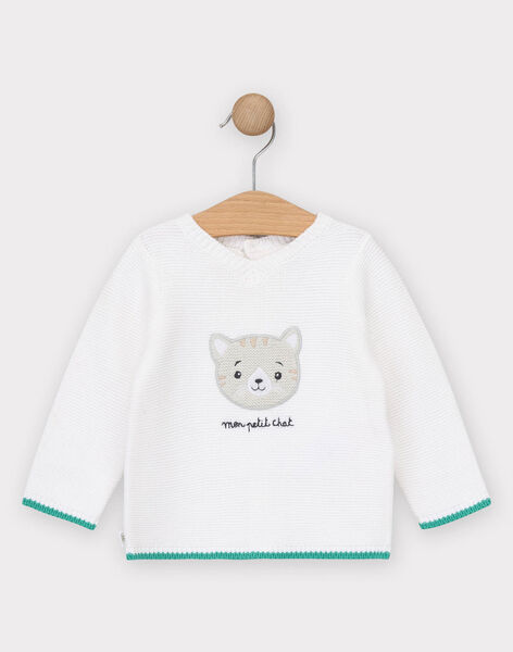 Pull Ecru Bebe Garcon Les Jours Fleuris Bebe Sergentmajor