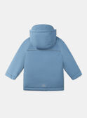 Parka Bleue à capuche mi-saison LINACRAGE / 24H3PG62PARC206