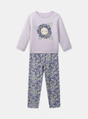 Pyjama Fleur en tubique LUIPAPETTE / 24H5PF31PYJH705