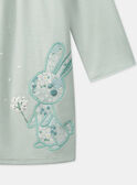 Chemise de nuit Lapin en velours LUIMIETTE / 24H5PF32CHNG632