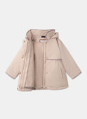 Parka mi-saison 2 en 1 beige  LITRETTE / 24H2PF62IMP080