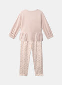 Pyjama Ballerines en velours LUICLETTE / 24H5PF34PYJ311