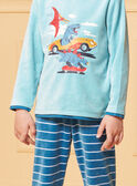 Pyjama Dino en velours LUIRIAGE / 24H5PG35PYJC242