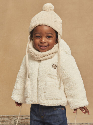 Manteau bébé garçon en laine