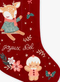 Chaussette de Noël rouge en velours GUPIA / 23H4BFG1ACD050