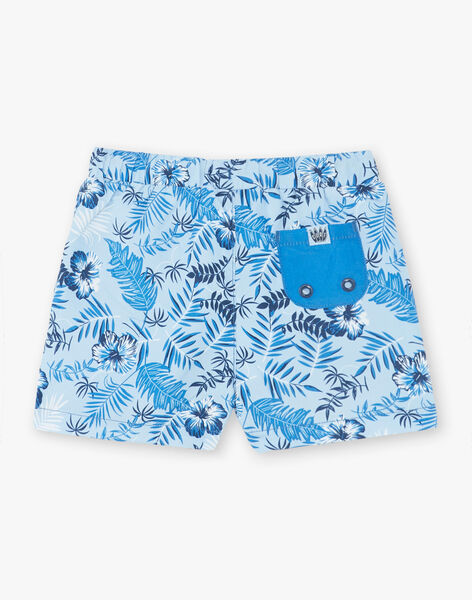 Short De Bain Bleu Ciel A Imprime Feuille Et Fleuri Bebe Garcon Nouveautes Bebe Sergentmajor