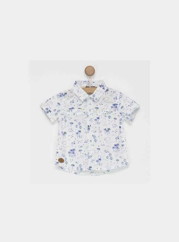 Chemise rcrue à motifs NAXILYSS / 18E1BGQ1CHM001