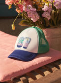 Casquette blanche et verte LACASCAGE / 24H4PGI1CHA000