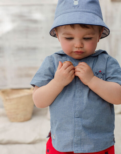 Chemise Col Marin En Denim Bebe Garcon Escapade Marine Bebe Sergentmajor