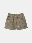 Short en velours fleuri LUSHETTE / 24H2PFM1SHO633